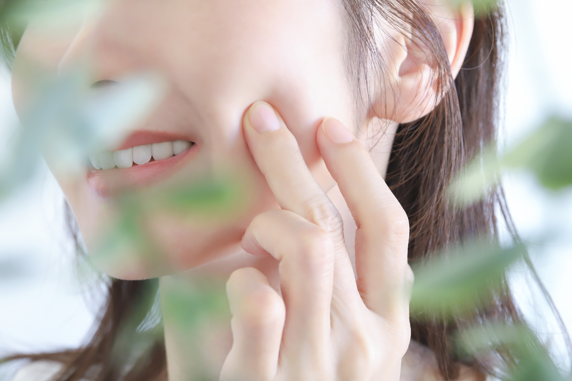 美肌の女性