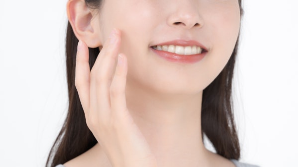 美肌の女性