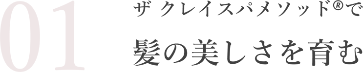 ザ クレイスパメソッド🄬で髪の美しさを育む