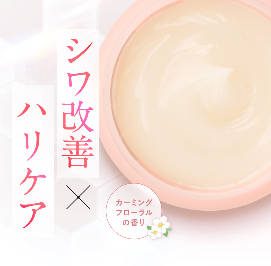 シワ改善×ハリケアのイメージ図