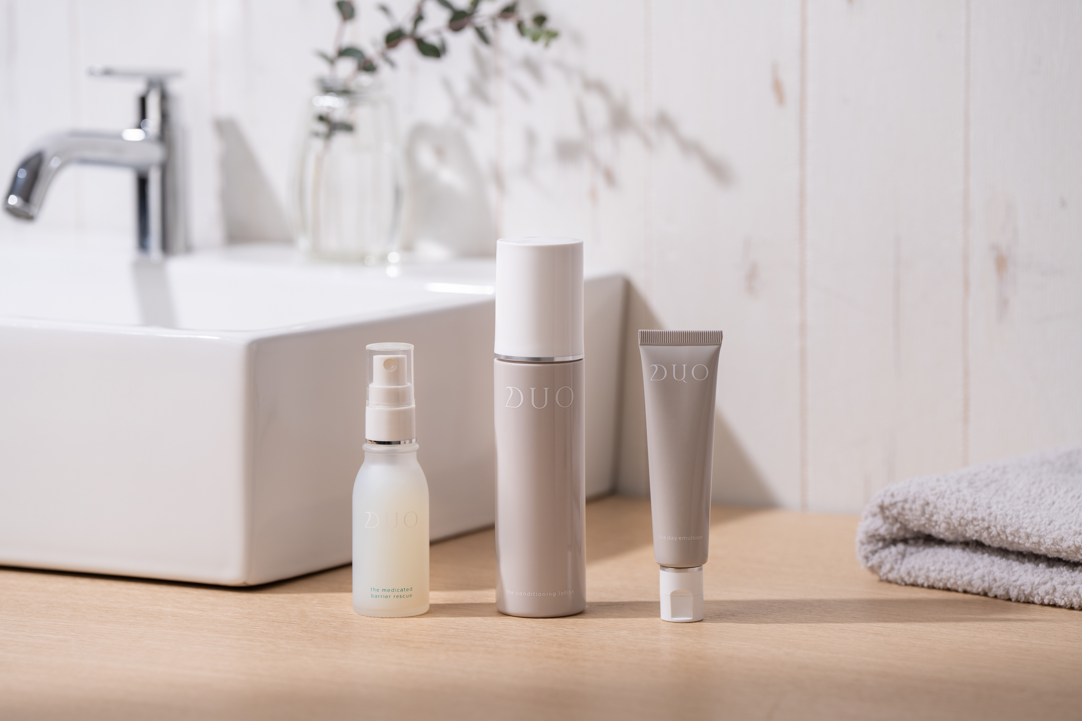 DUO ザ 薬用バリアレスキュー,DUO ザ コンディショニングローション,DUO ザ デイエマルジョン