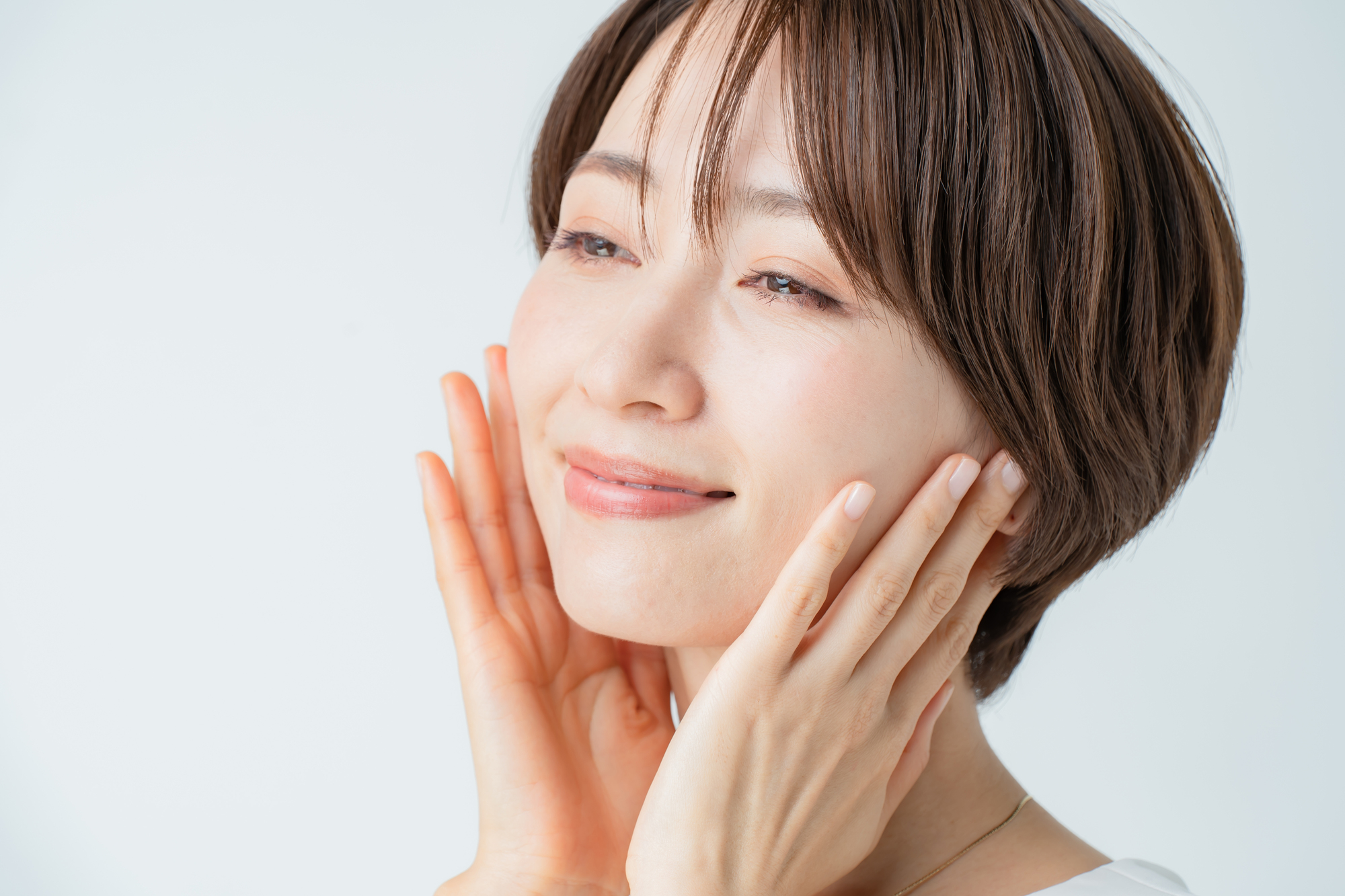 美肌の女性