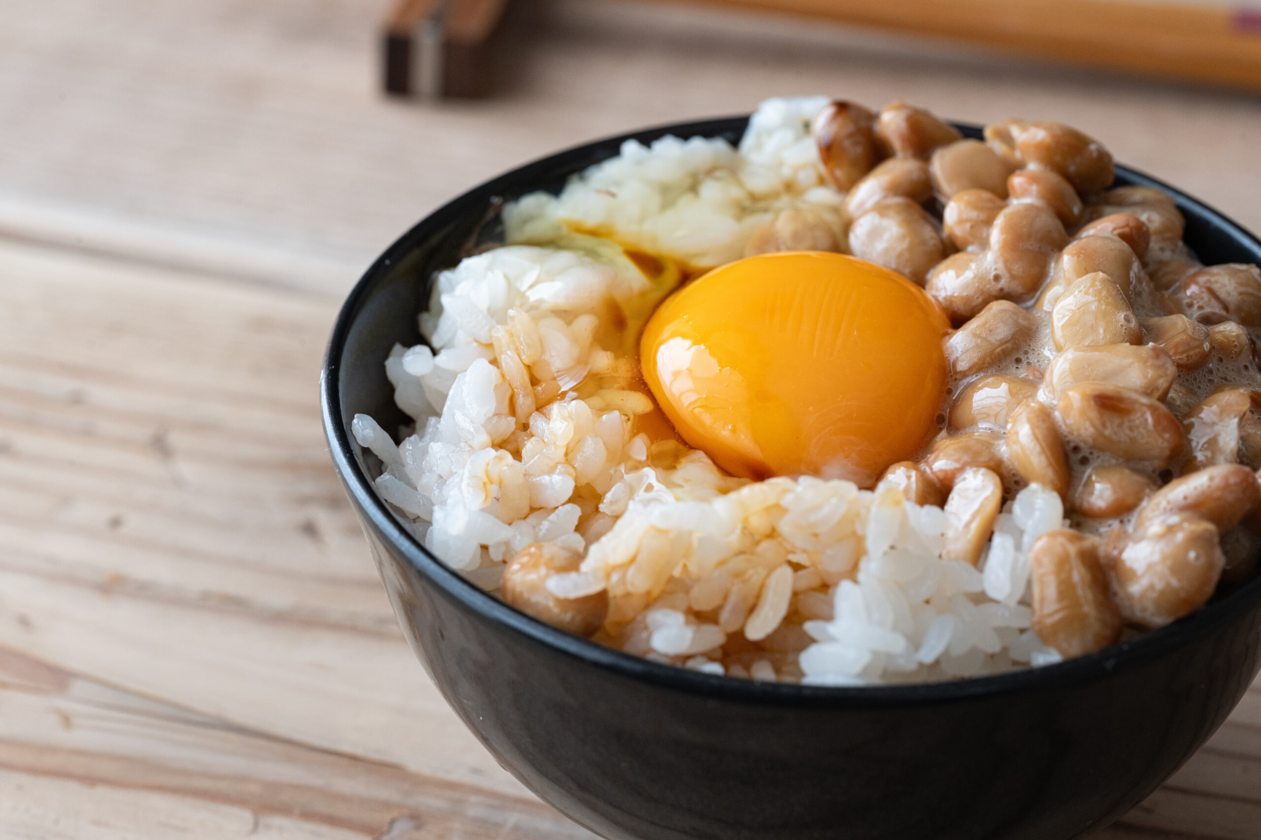 納豆＆卵かけご飯
