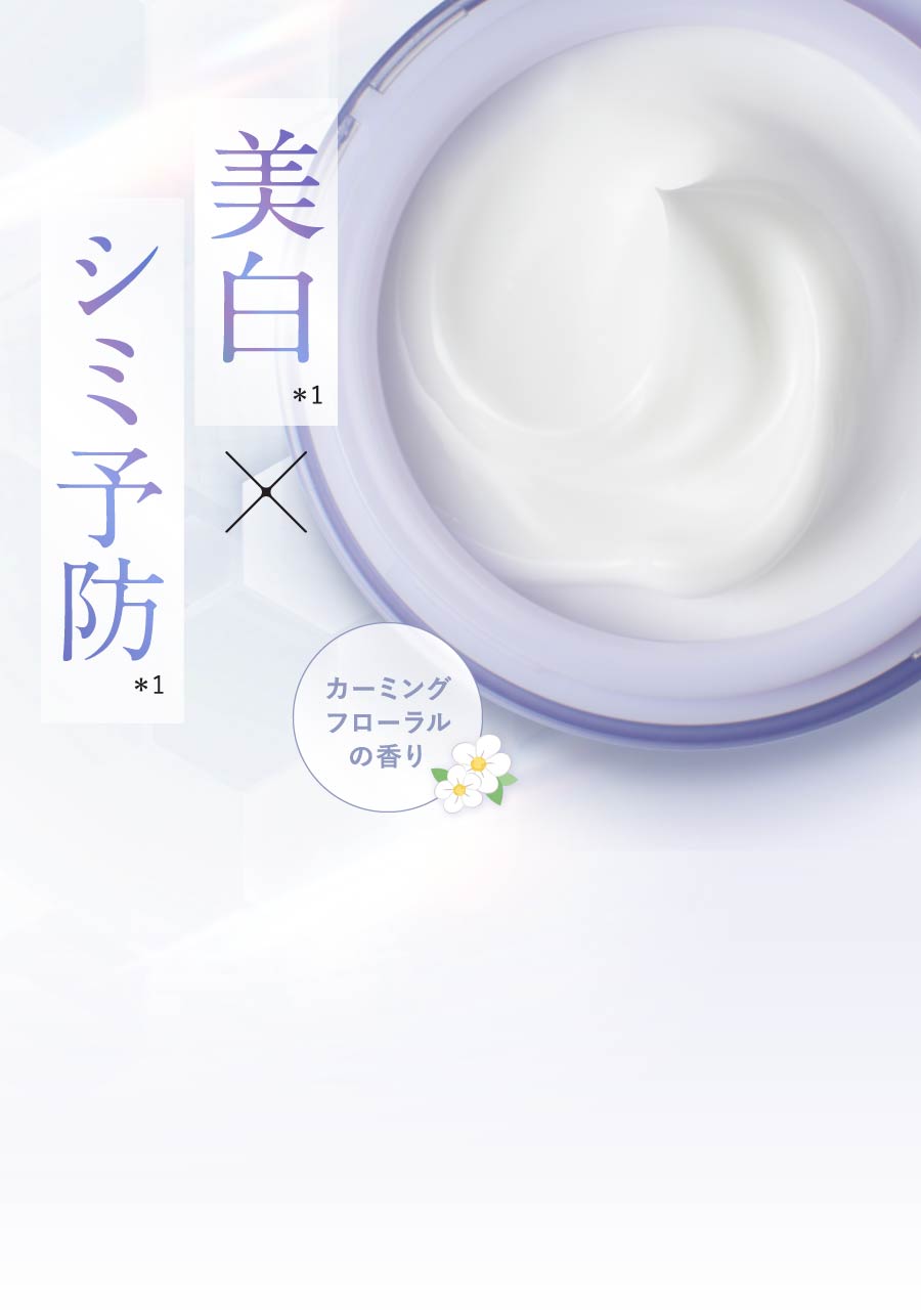 美白×シミ予防のイメージ図