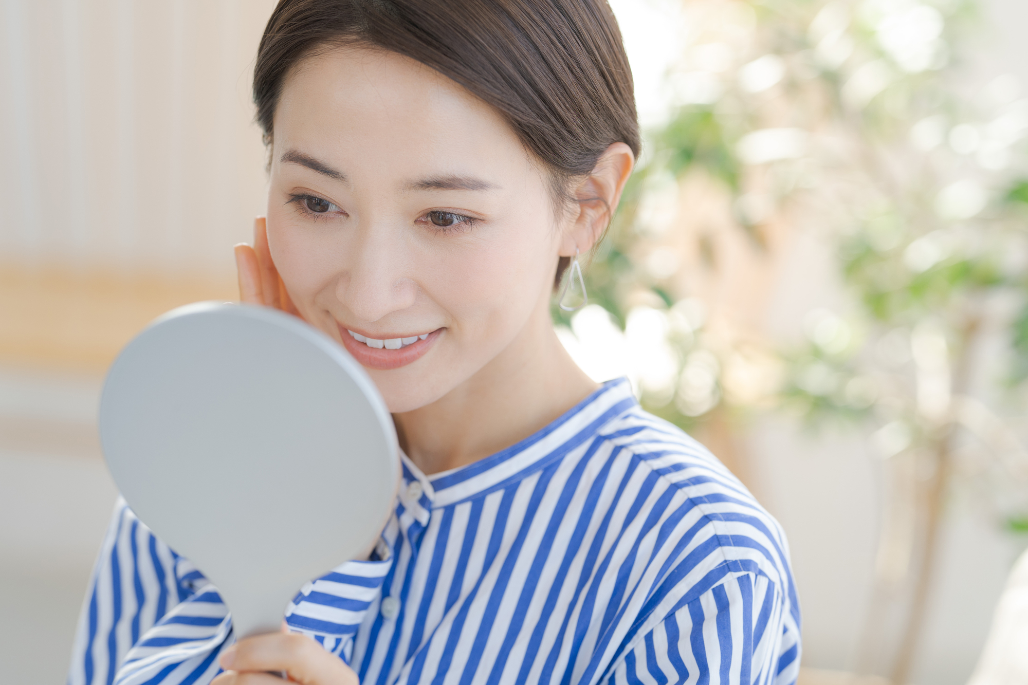 美肌の女性