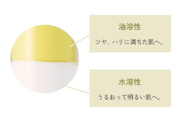 ２層の組み合わせでダブルのケアを叶える最高濃度＊１美容液​