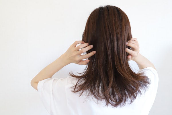 ケアケアする女性