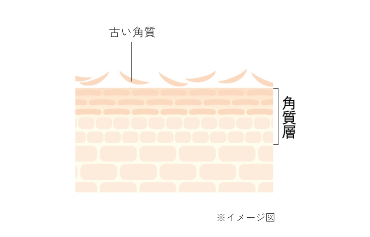 グルコンハニー酸＊5％配合、古い角質を穏やかにケア​