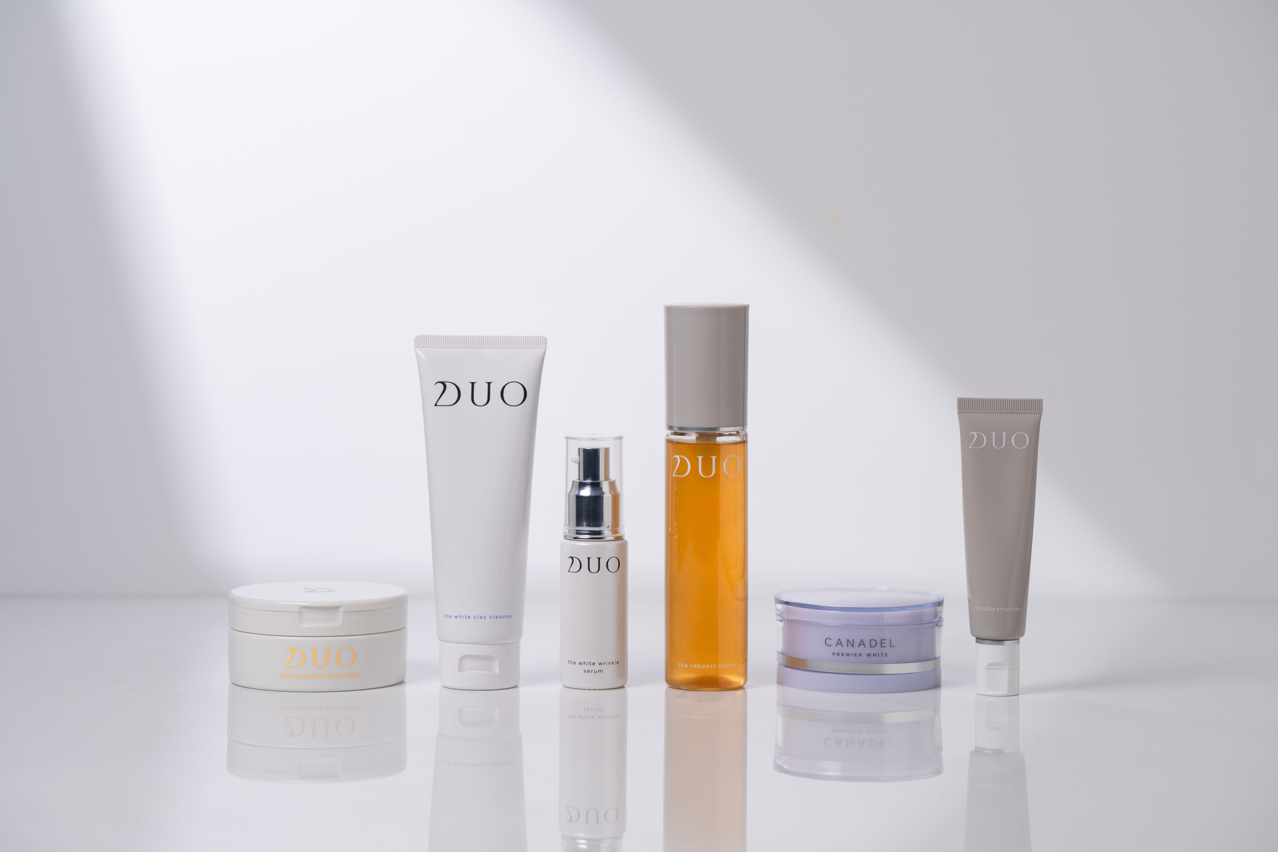 DUO ザ クレンジングバーム ホワイト,DUO ザ ホワイトクレイクレンズ,DUO ザ 薬用美白リンクルセラム,DUO ザ リブーストローションa,CANADEL プレミホワイト,DUO ザ デイエマルジョン