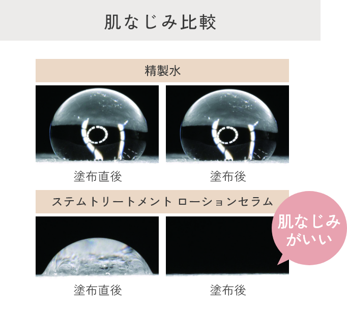 浸透テクノロジーで、潤いをしっかり送り込み、留める＊1