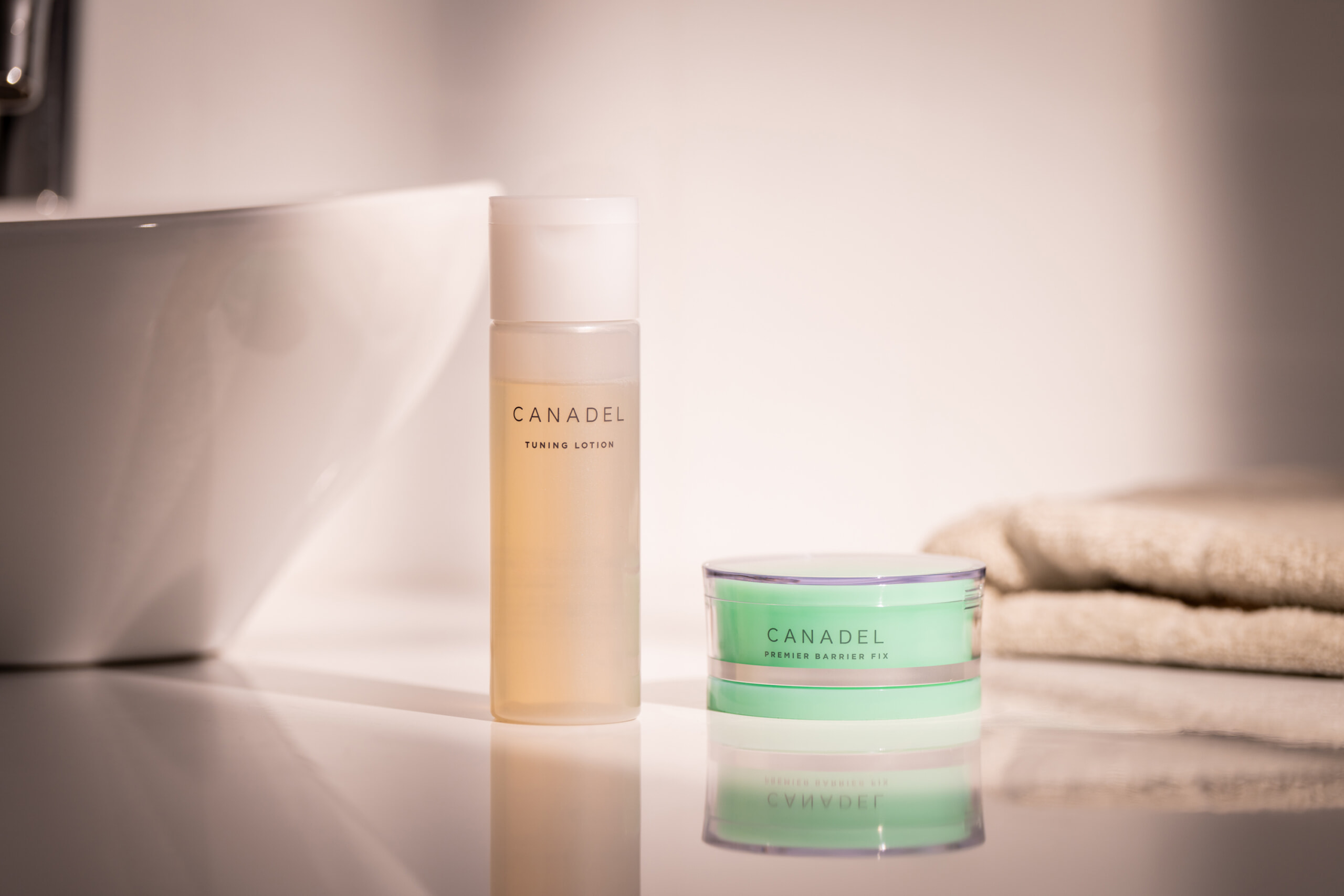 CANADEL チューニングローション,CANADEL プレミアバリアフィックス
