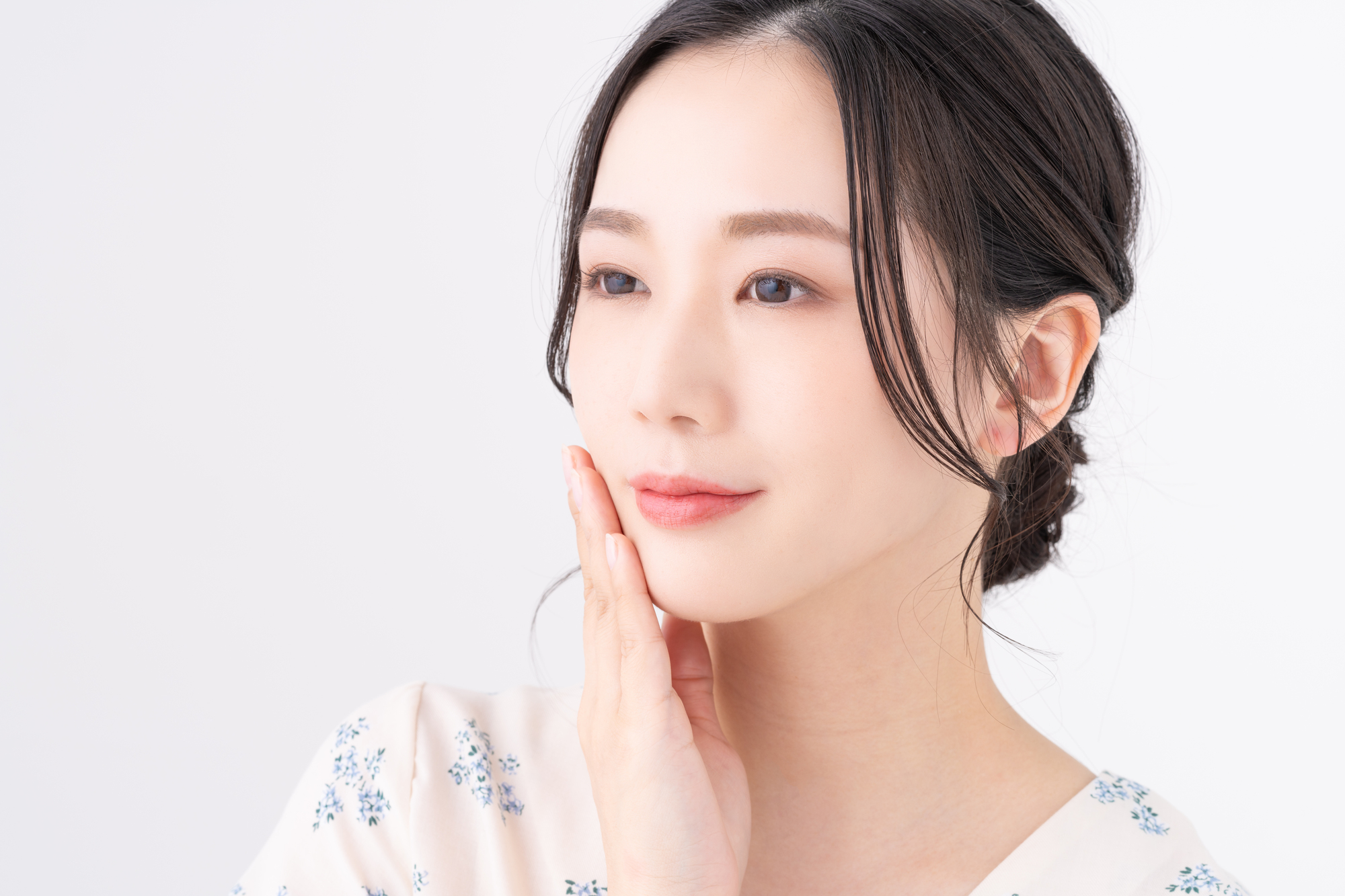 美肌の女性
