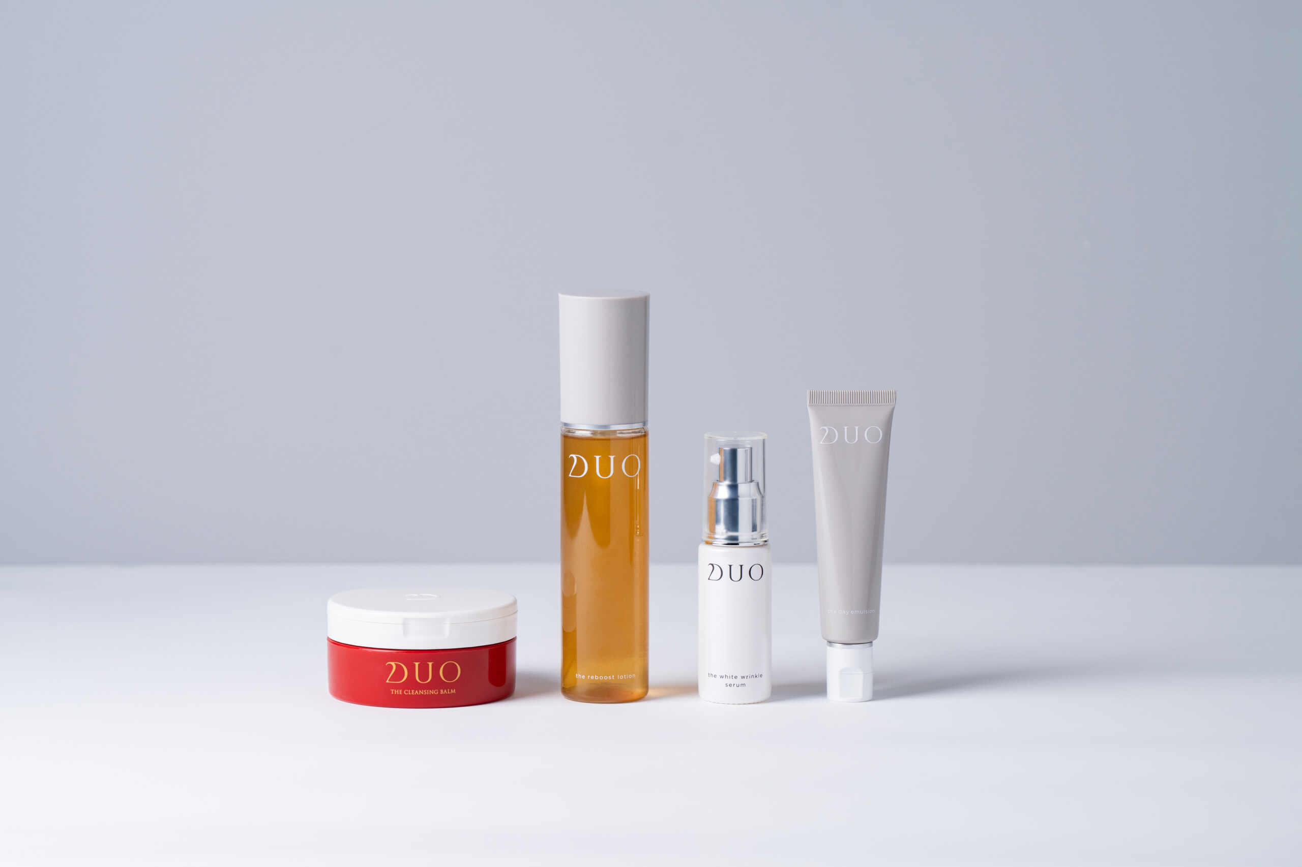  DUO ザ クレンジングバーム,DUO ザ リブーストローションa,DUO ザ 薬用美白リンクルセラム,DUO ザ デイエマルジョン