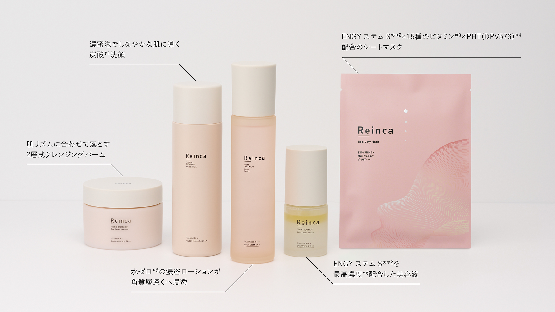 ユニークで高機能なアイテム5点の紹介図