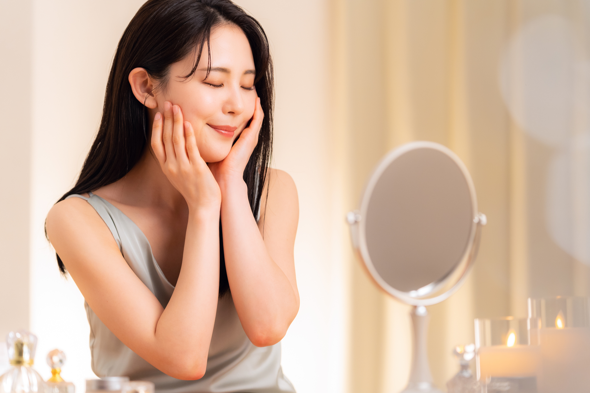 うっとりする女性