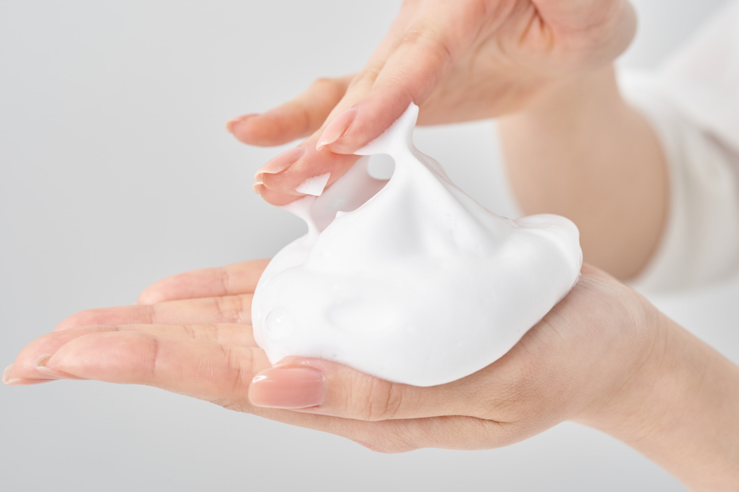 弾力のある濃密泡