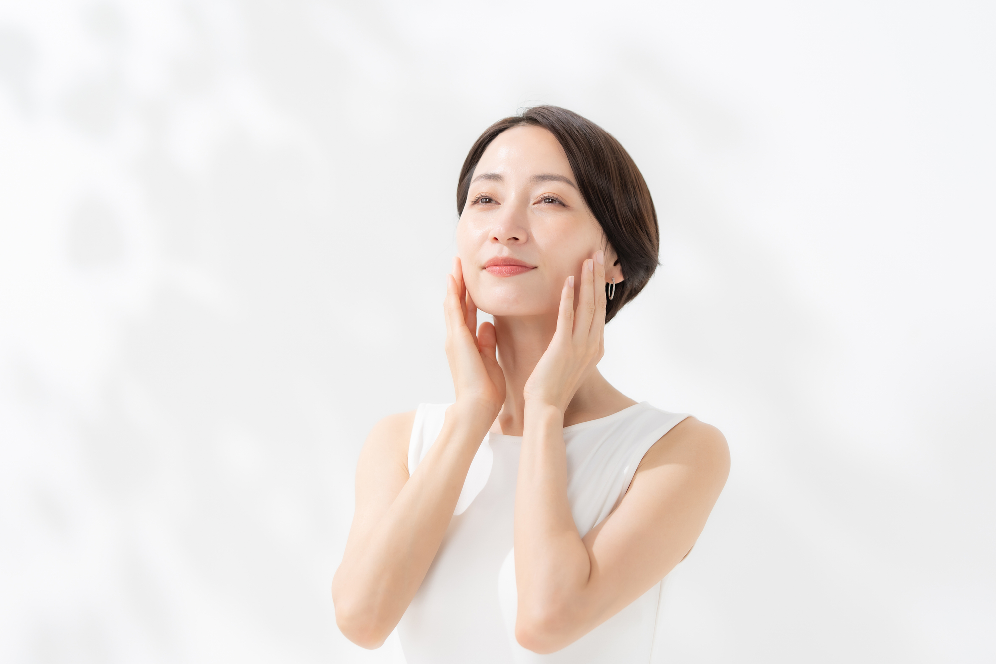 美肌の女性