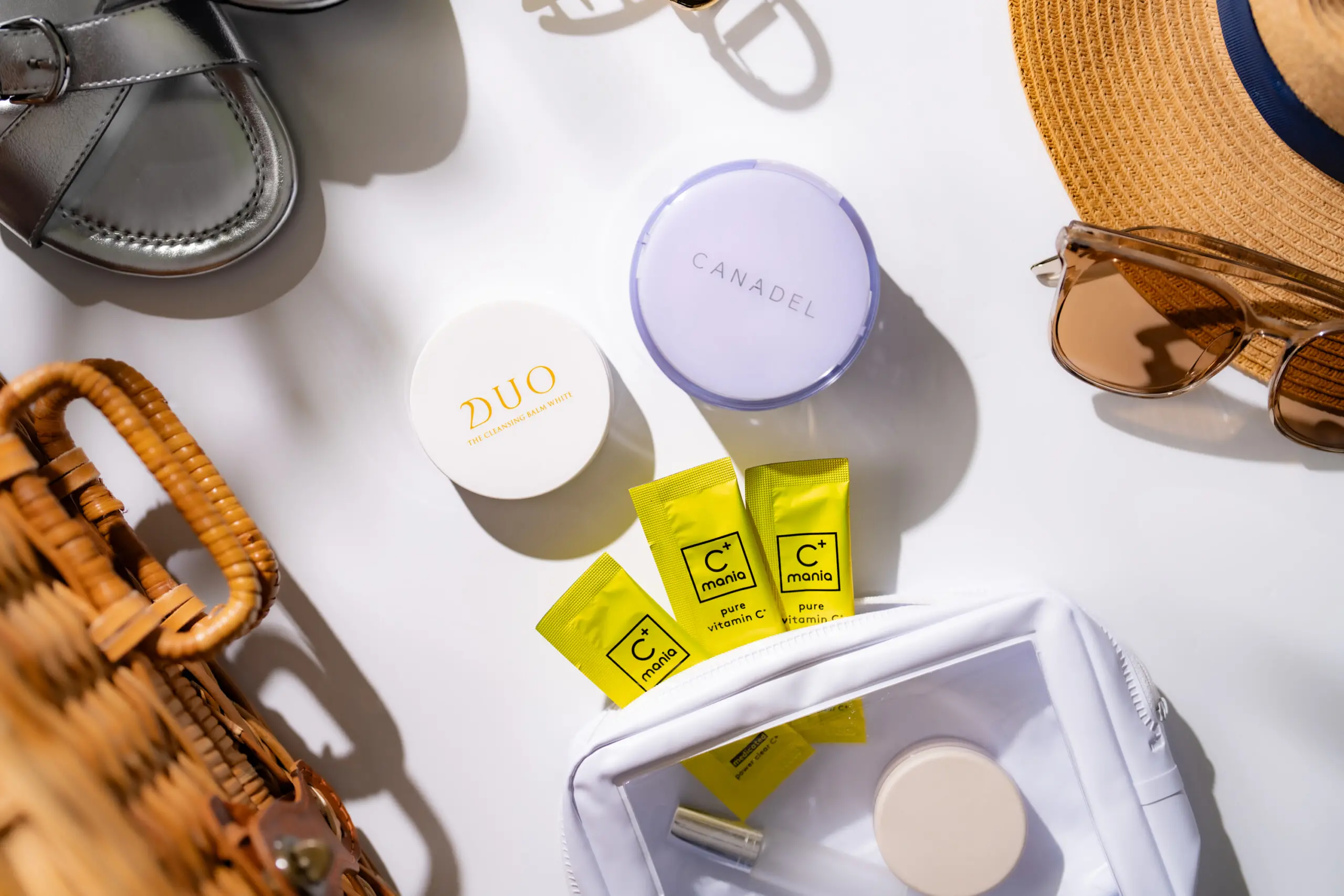 Ảnh vuông_DUO The Cleansing Balm White Mini Size_CANADEL Premier White_C+mania Power Clear C+