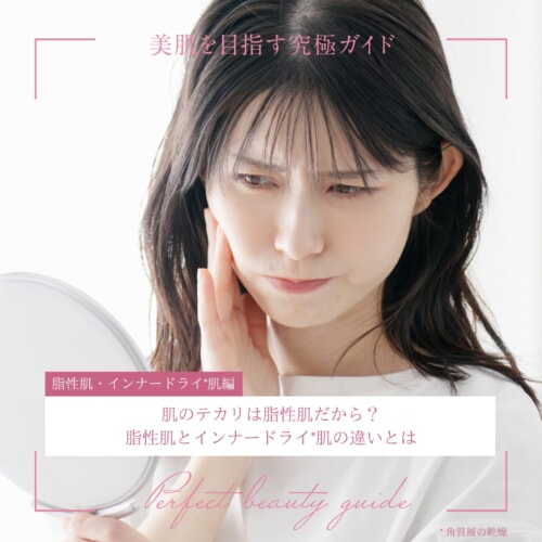 FV_肌のテカリは脂性肌だから？脂性肌とインナードライ肌の違いとは