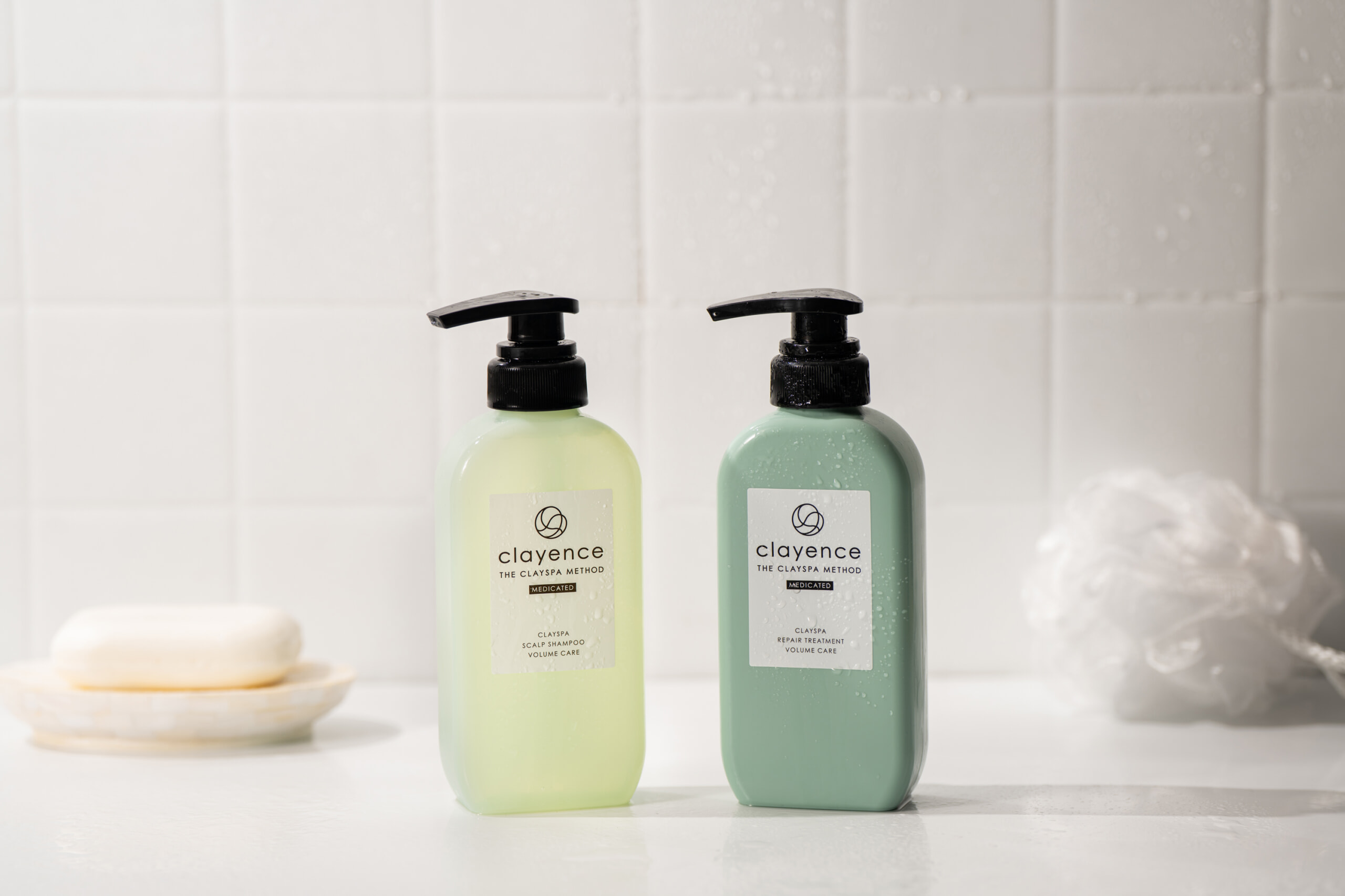 角版写真_clayence クレイスパ 薬用スカルプシャンプー ボリュームケア,clayence クレイスパ 薬用リペアトリートメント ボリュームケア