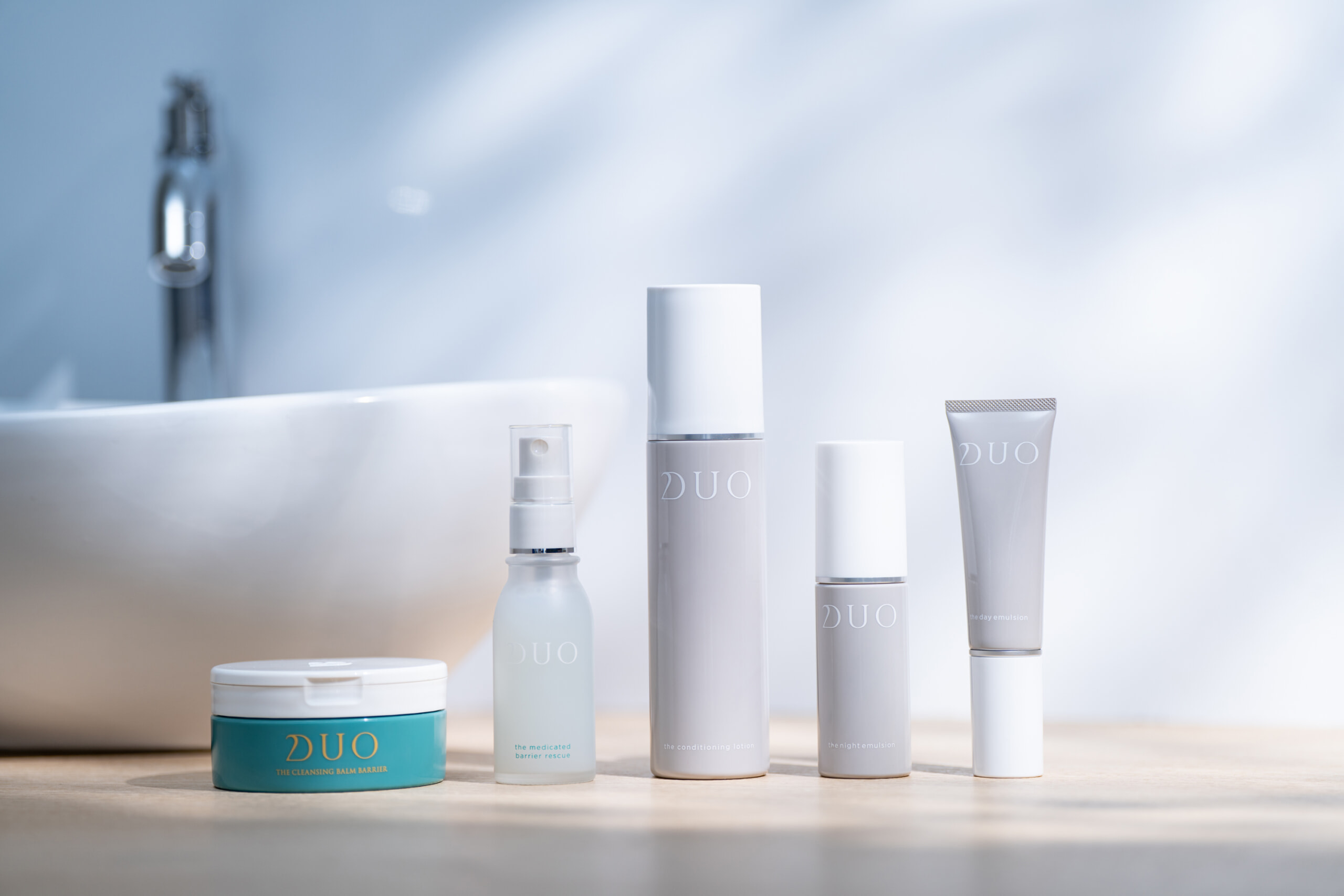 角版写真_DUO ザ 薬用クレンジングバーム バリア,DUO ザ 薬用バリアレスキュー,DUO ザ ブライトフォーム,DUO ザ ナイトエマルジョン,DUO ザ デイエマルジョン