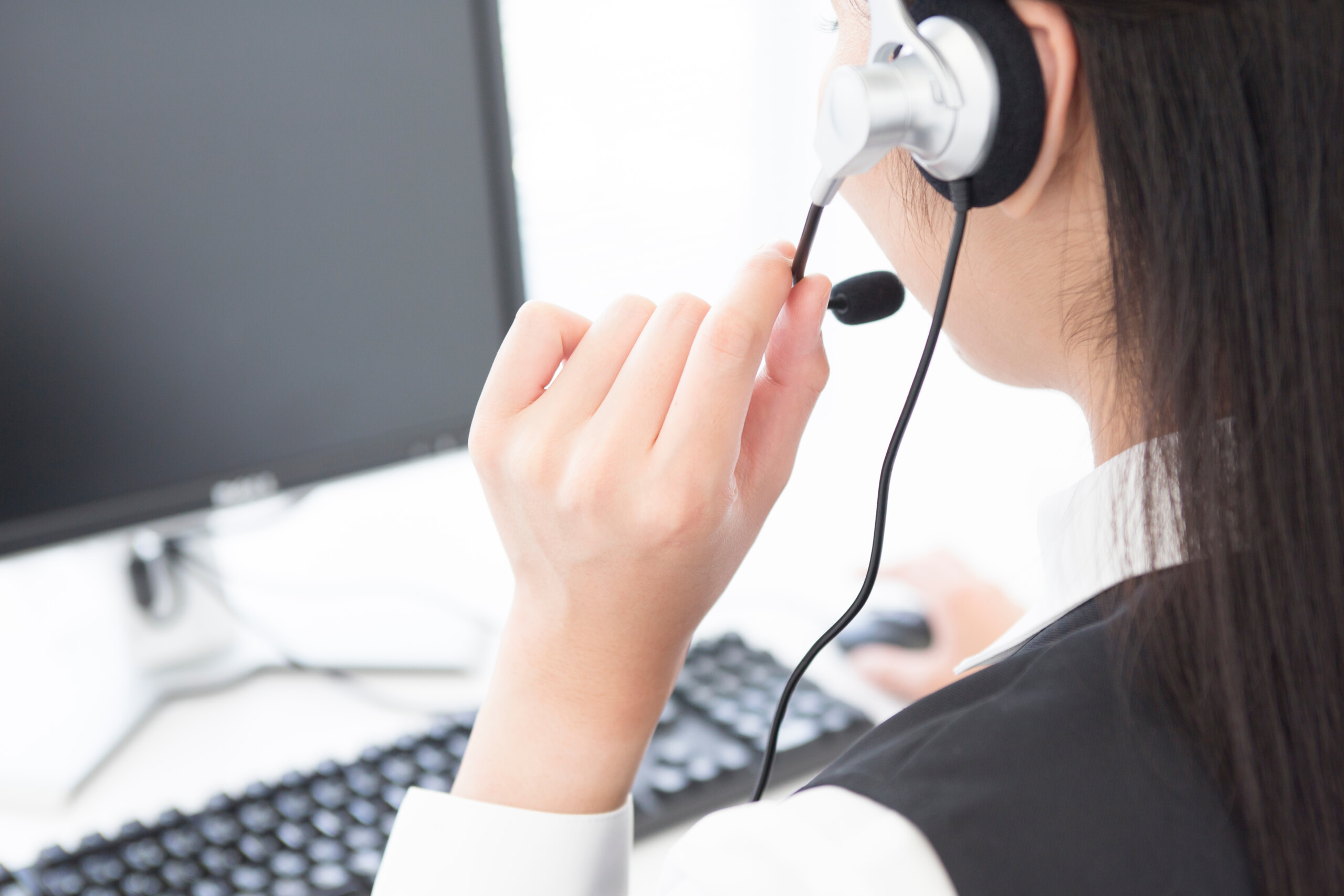 オペレーターの女性