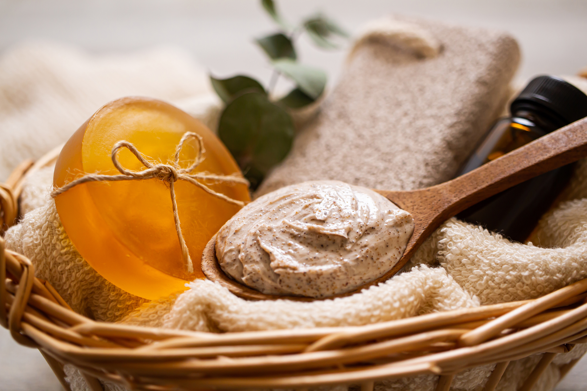 スクラブと固形石けん