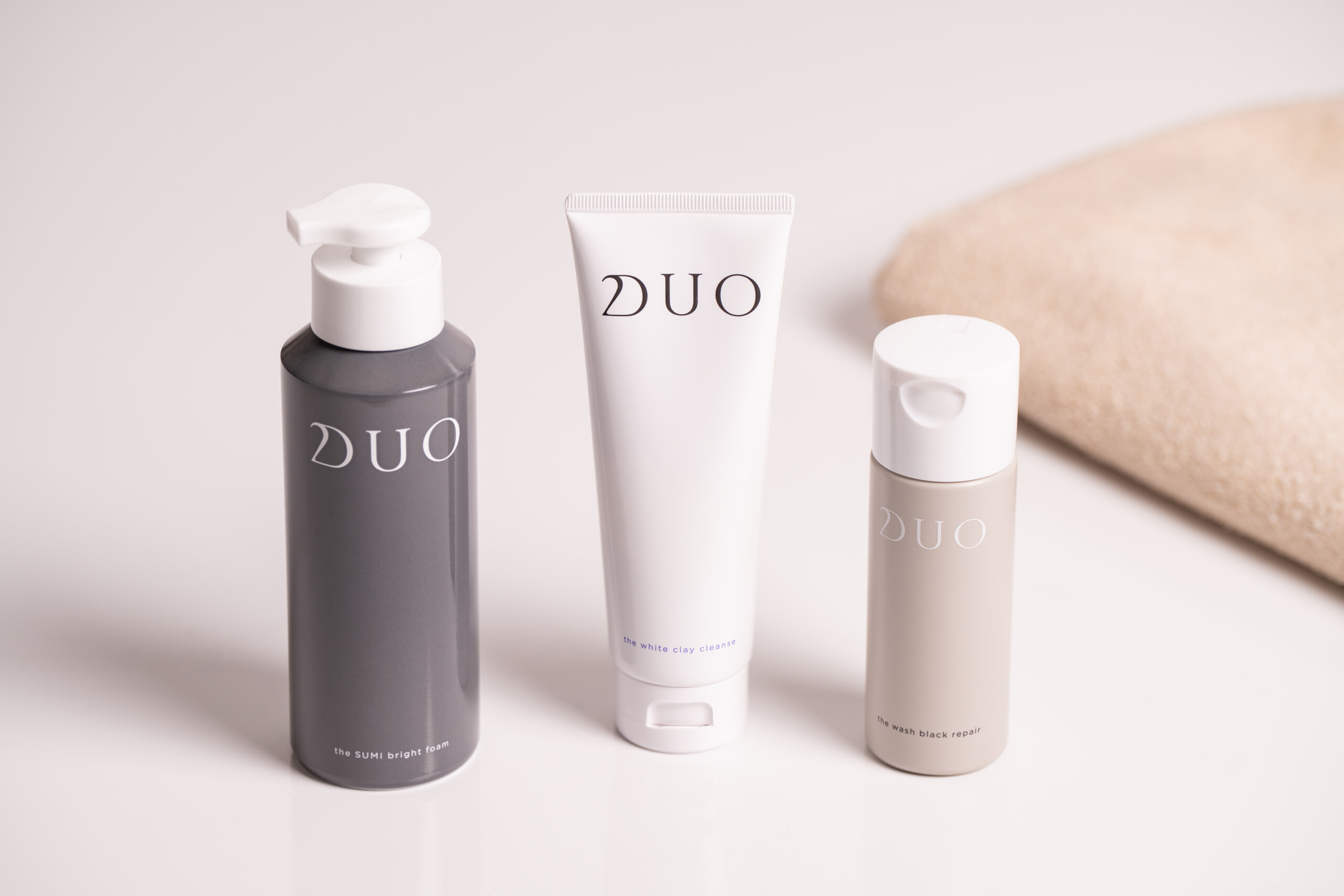 DUO ザ ブライトフォーム BK,DUO ザ ホワイトクレイクレンズ,DUO ザ ウォッシュ ブラックリペア