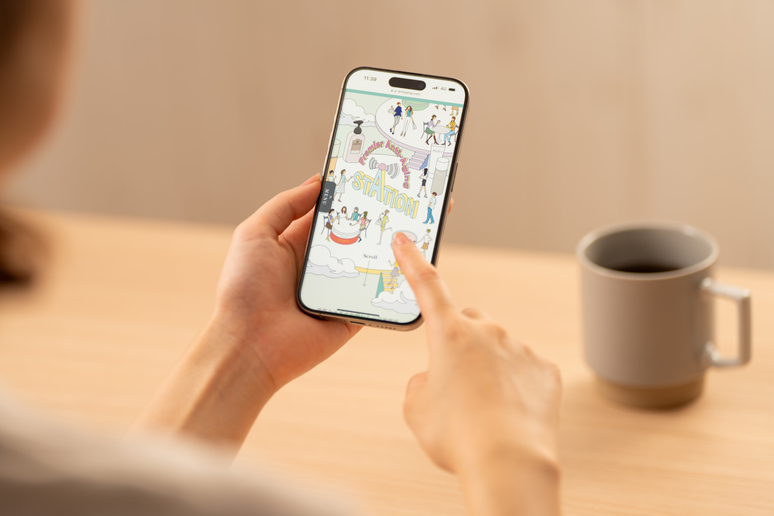 スマホ操作イメージ_PA STATION