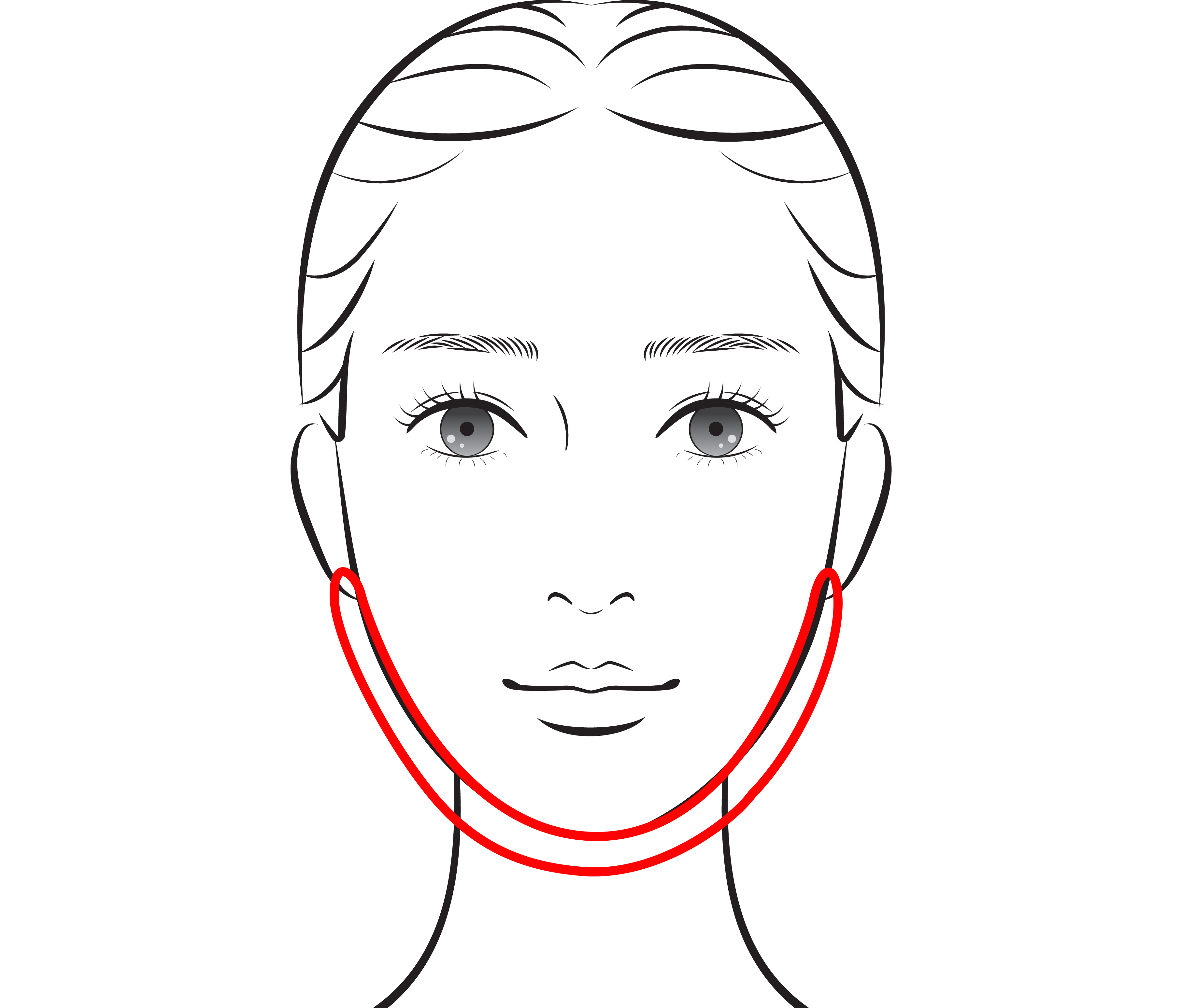 メイクのポイント_シェーディングを入れる箇所