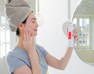 水分蒸発しやすいお風呂あがり
