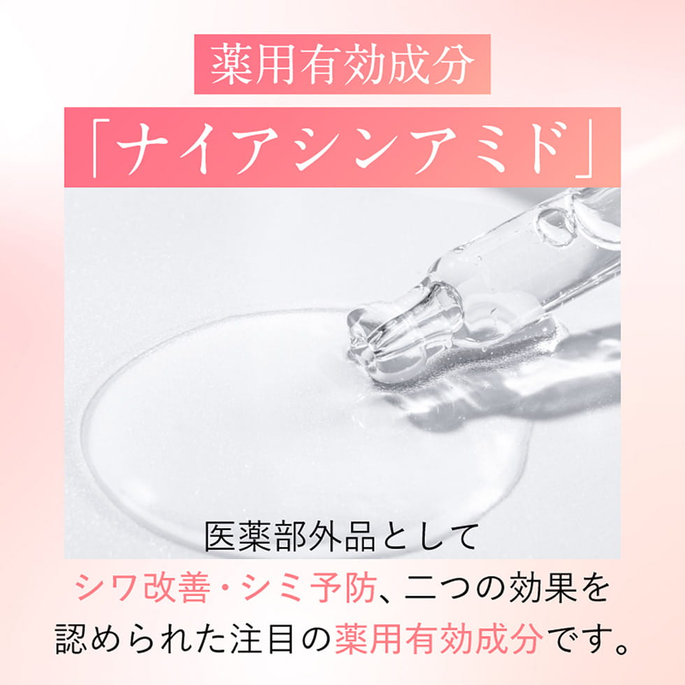 薬用有効成分ナイアシンアミド